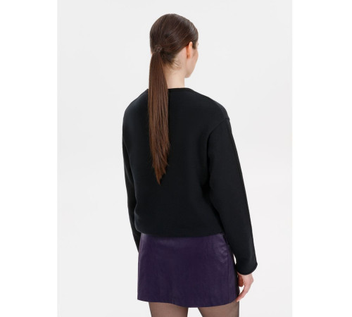 Лонгслив унисекс Siluetti Fuori, черный