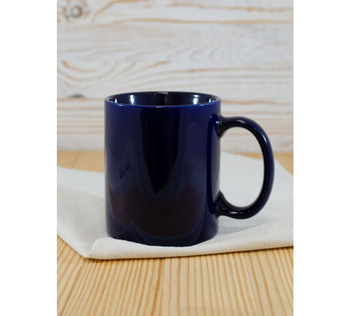 Кружка Promo, темно-синяя