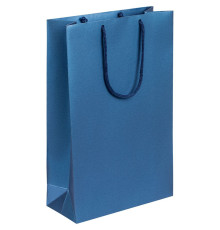 Пакет бумажный «Блеск», средний, синий
