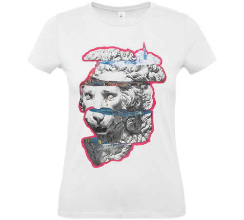 Футболка женская «Смотри вглубь», белая