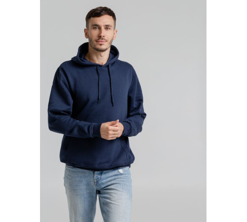 Толстовка с капюшоном Snake II темно-синяя