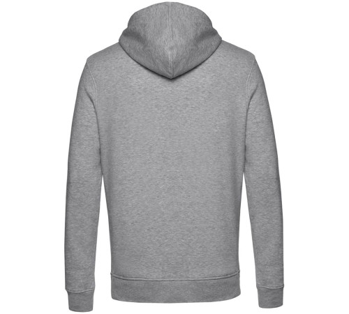 Толстовка на молнии с капюшоном унисекс BNC Inspire (Organic), серый меланж
