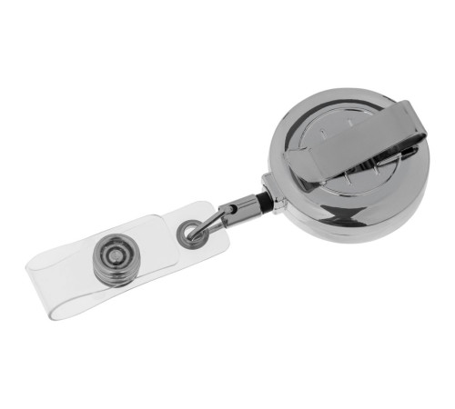 Чехол для карточки с ретрактором Devon, серый