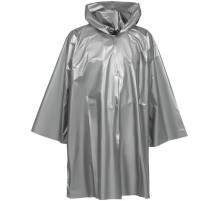 Дождевик-плащ CloudTime, серебристый