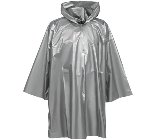 Дождевик-плащ CloudTime, серебристый