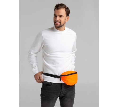 Поясная сумка Manifest Color из светоотражающей ткани, оранжевая