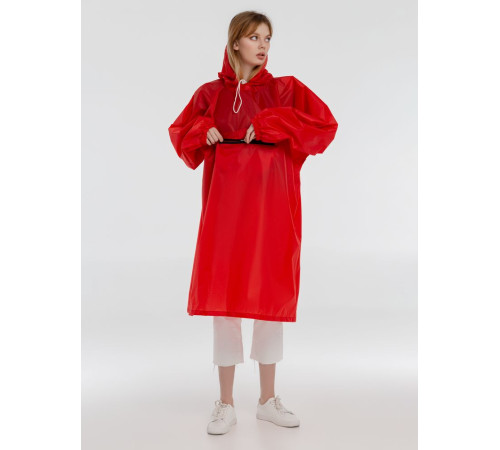 Дождевик-анорак Alatau, красный, единый размер