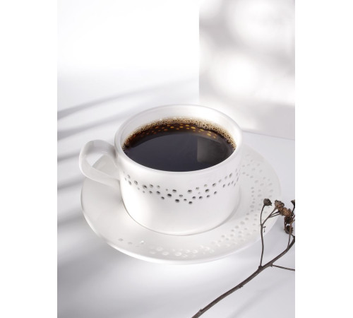 Чайная пара Coralli Luziano, белая