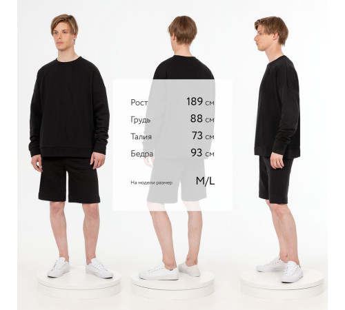 Свитшот унисекс S2, черный