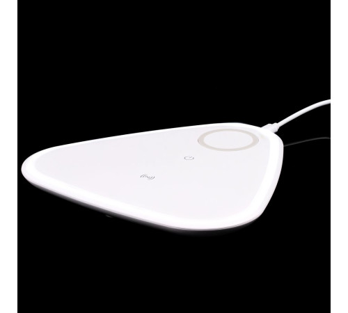 Станция беспроводной зарядки с антистрессом Countdown, белая