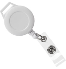 Ретрактор Attach New с ушком под ленту, белый