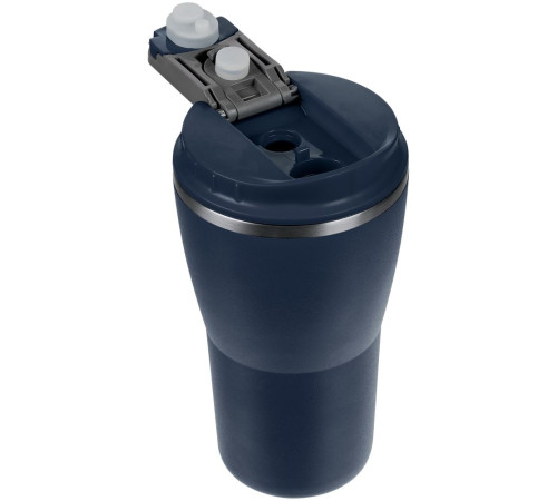 Термостакан Sapporo без логотипа, темно-синий