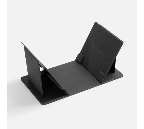 Складной стол для ноутбука с беспроводной зарядкой Kickstand Table, серый