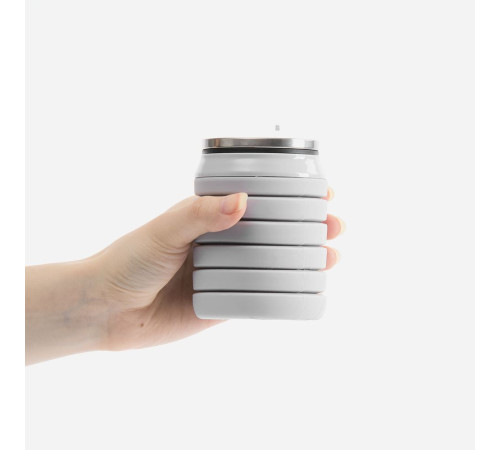 Складная бутылка для воды Folla, серая