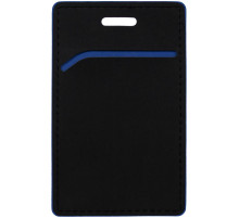 Чехол для пропуска Multimo, черный с синим