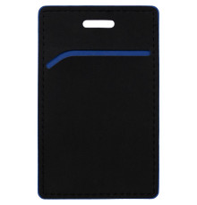 Чехол для пропуска Multimo, черный с синим