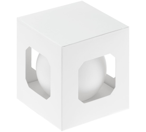 Оформительский шар Finery, 8 см, матовый белый