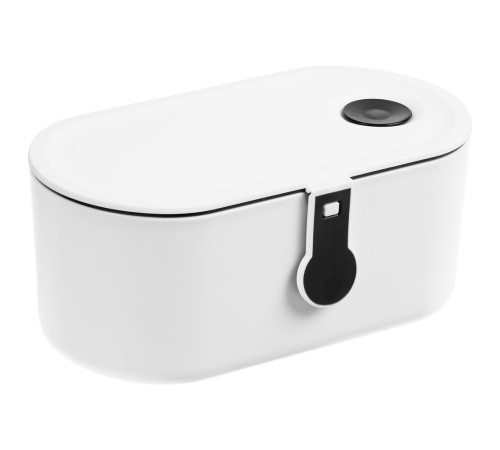 Ланчбокс Lunch Break, белый с черным