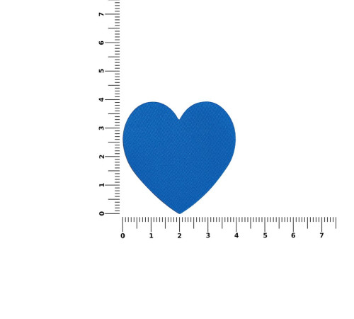 Наклейка тканевая Lunga Сor, M, синяя