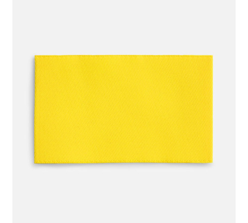 Лейбл тканевый Epsilon, M, желтый