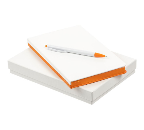 Набор Duplex, белый с оранжевым