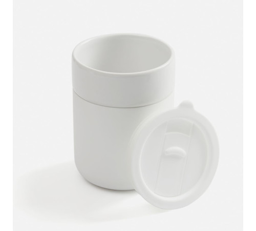Кружка Nabo с силиконовым держателем, белая