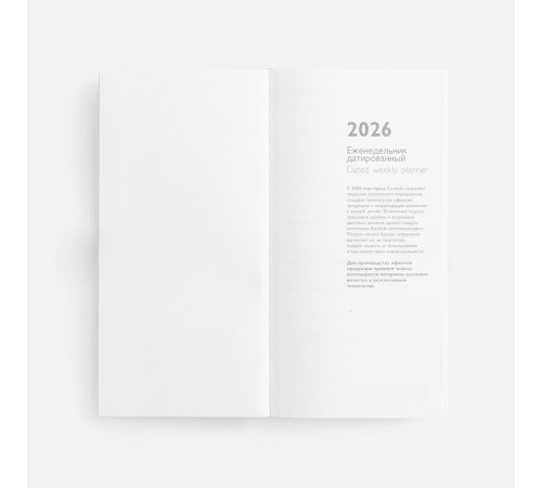 Еженедельник Baza, датированный, зеленый