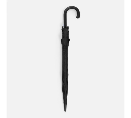 Зонт-трость Hidecolor с цветными спицами, черный с синим