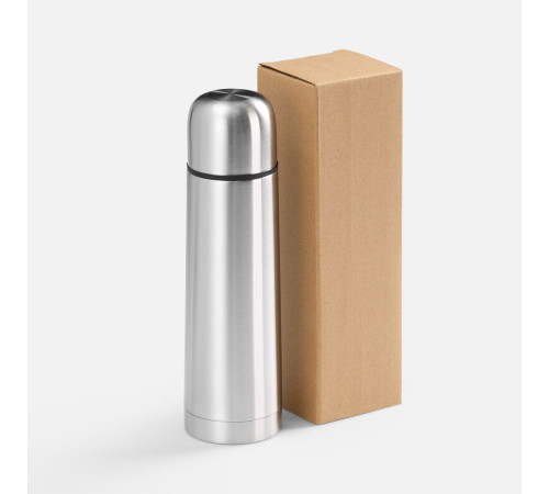 Термос Plain 500, ver.2, серебристый