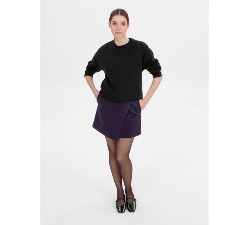 Лонгслив унисекс Siluetti Fuori, черный