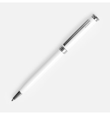 Ручка шариковая Finn Chrome, белая