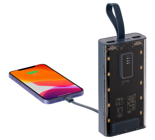 Аккумулятор Trellis Flat 10000 мАч, синий