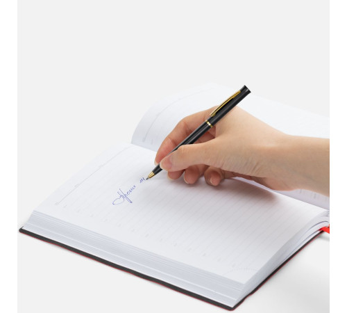 Ручка шариковая Euro Gold, черная