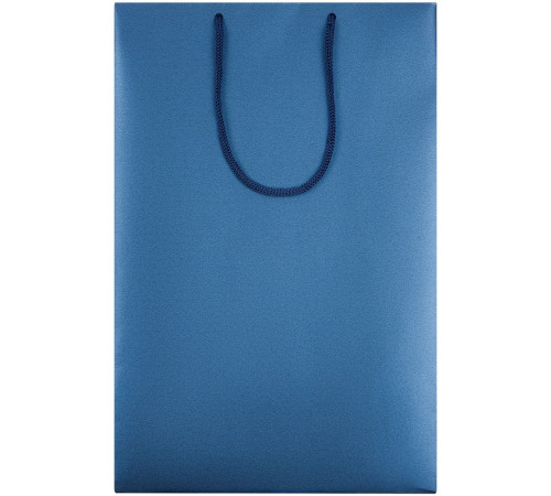 Пакет бумажный «Блеск», средний, синий