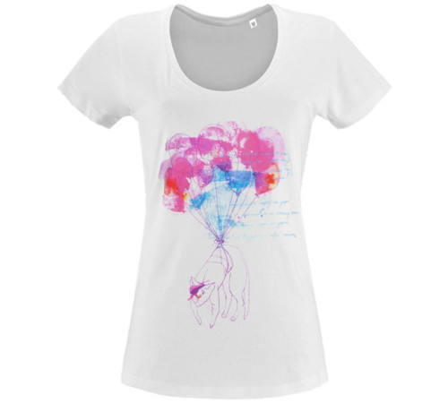 Футболка женская «Удивительная кошка», белая