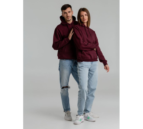 Толстовка с капюшоном Snake II бордовая