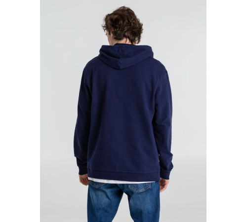 Толстовка с капюшоном унисекс Hoodie, темно-синяя