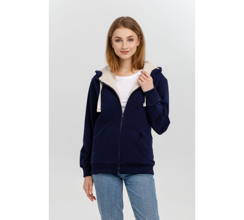Толстовка на молнии Kulonga Sherpa, темно-синяя