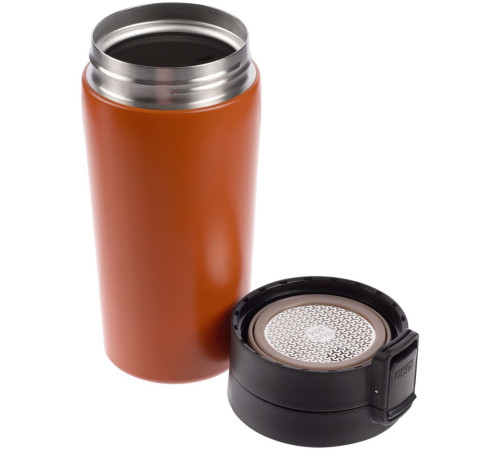 Термостакан с ситечком No Leak Infuser, оранжевый
