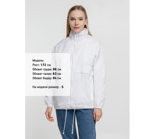 Ветровка из нейлона Surf 210, белая