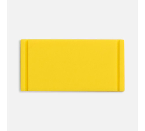 Лейбл из ПВХ Dzeta, XS, желтый