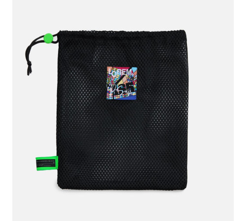 Лейбл тканевый Epsilon, L, белый