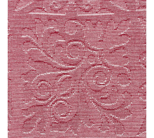 Плед Ornamental, бордовый