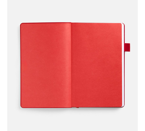 Ежедневник White Shall, недатированный, бело-красный