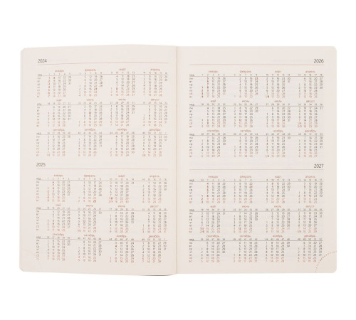 Ежедневник Capital, недатированный, бордовый