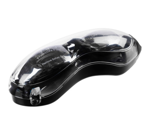 Очки для плавания зеркальные Underwater, черные