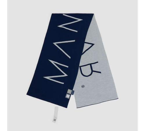 Шарф Bereg, серый с синим