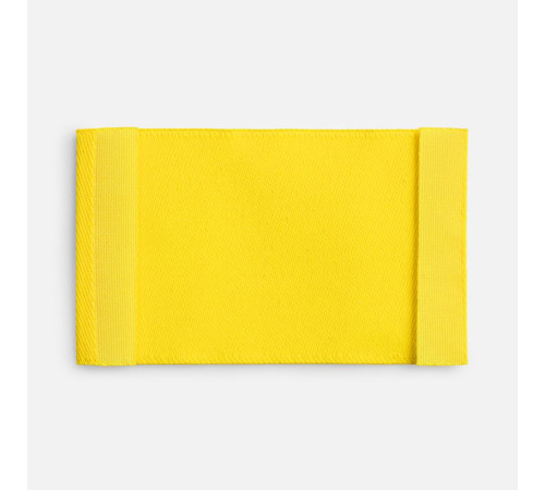 Лейбл тканевый Epsilon, M, желтый