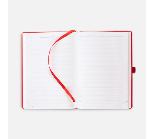 Ежедневник Favor Gold, недатированный, красный