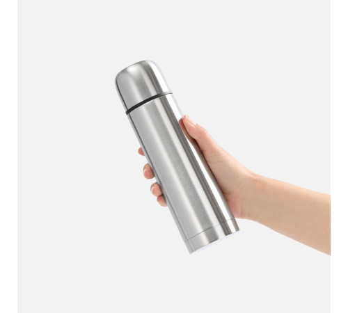 Термос Plain 500, ver.2, серебристый